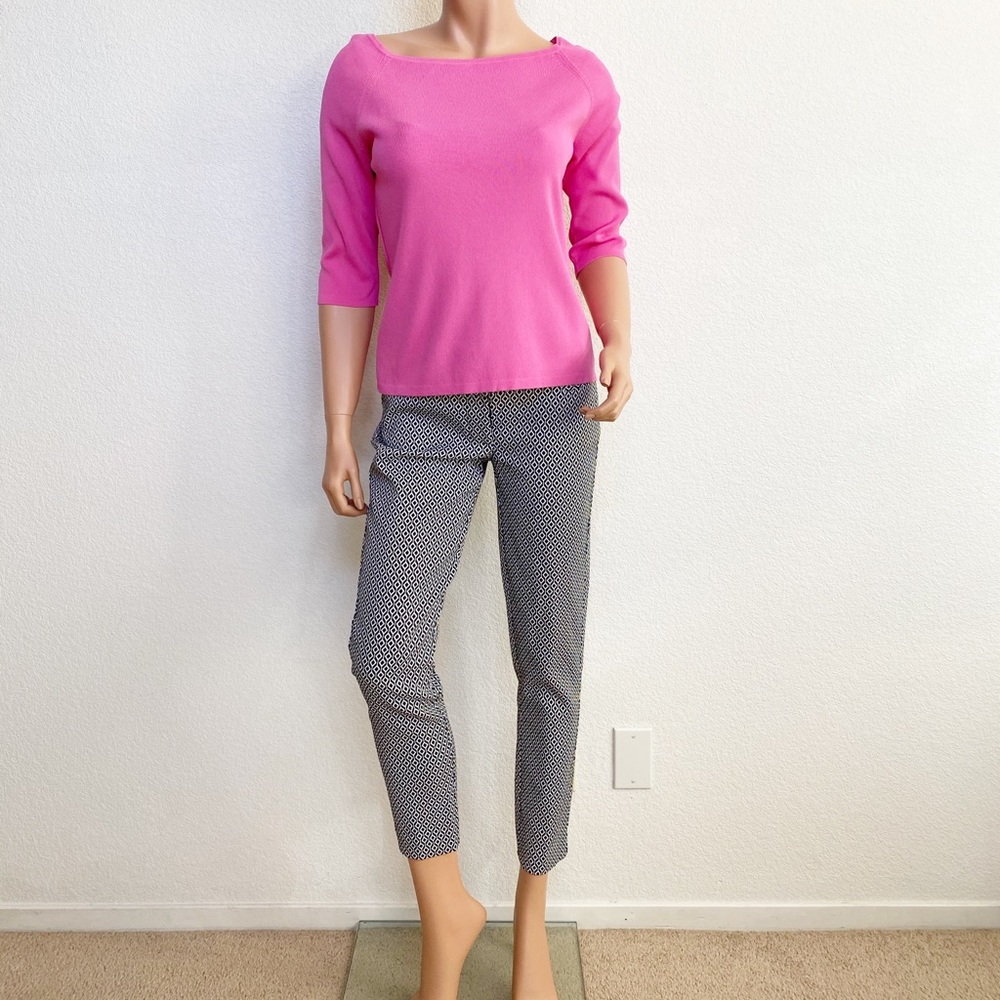 J. A. C Pink 3/4 Sleeves Top